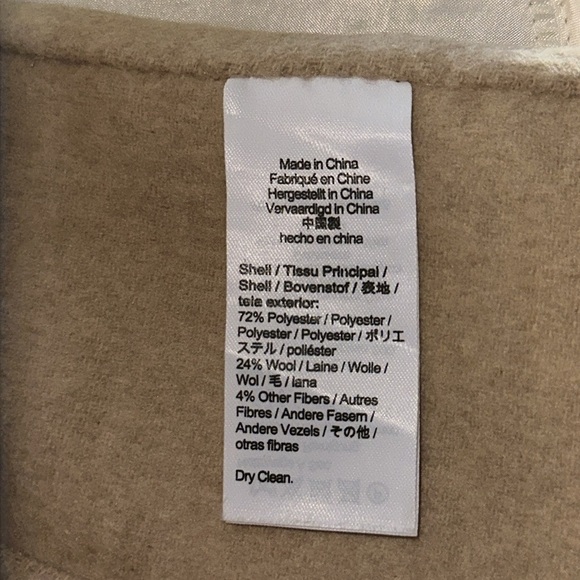 J Crew Leighton Blazer Double Faced Wool Cream Sand One Button Size 2 #BJ930 - Picture 12 of 13